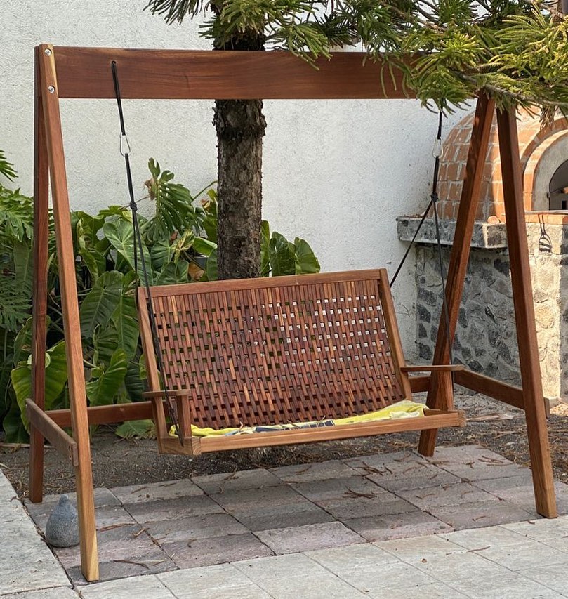 Columpio de madera tzalam