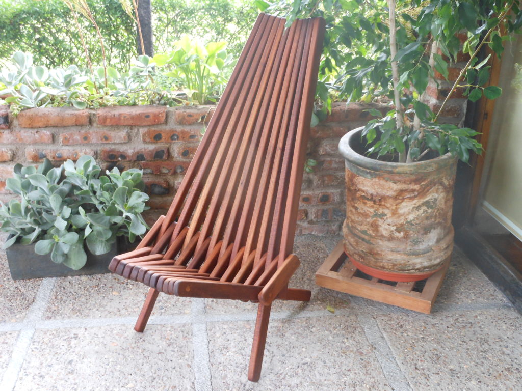 Silla de madera tzalam