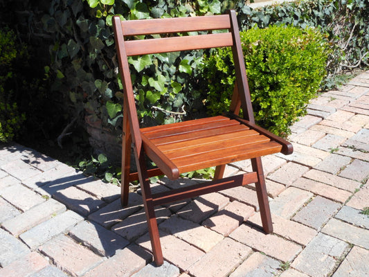 silla de madera tzalam para exterior