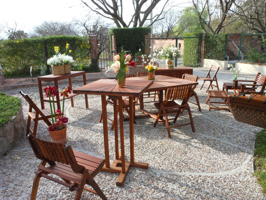 Muebles de jardín de madera tzalam