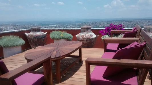 Muebles de exterior de madera tzalam